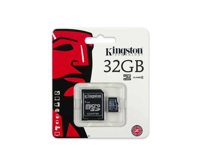 Tarjeta de Memoria MicroSD Kingston 32Gb. (Adapt. SD) Clase 4 imagen 3