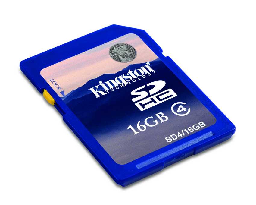 Tarjeta de Memoria SD Kingston 16 Gb Clase 4