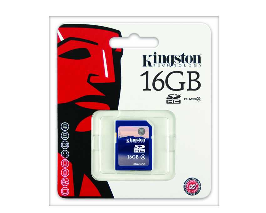 Tarjeta de Memoria SD Kingston 16 Gb Clase 4 imagen 3