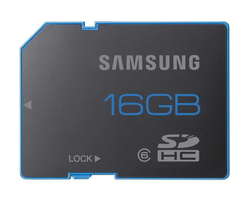 Tarjeta de Memoria SD Samsung 16 Gb Clase 6 (MB-SSAGB/EU)