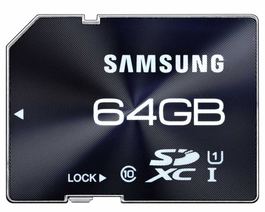 Tarjeta de Memoria SD Samsung 64 Gb. PRO Clase10