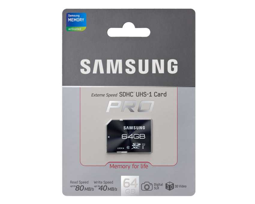 Tarjeta de Memoria SD Samsung 64 Gb. PRO Clase10 imagen 3