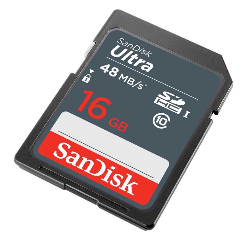 Tarjeta de Memoria SD Sandisk 16GB Ultra Clase 10 UHS-I imagen 2