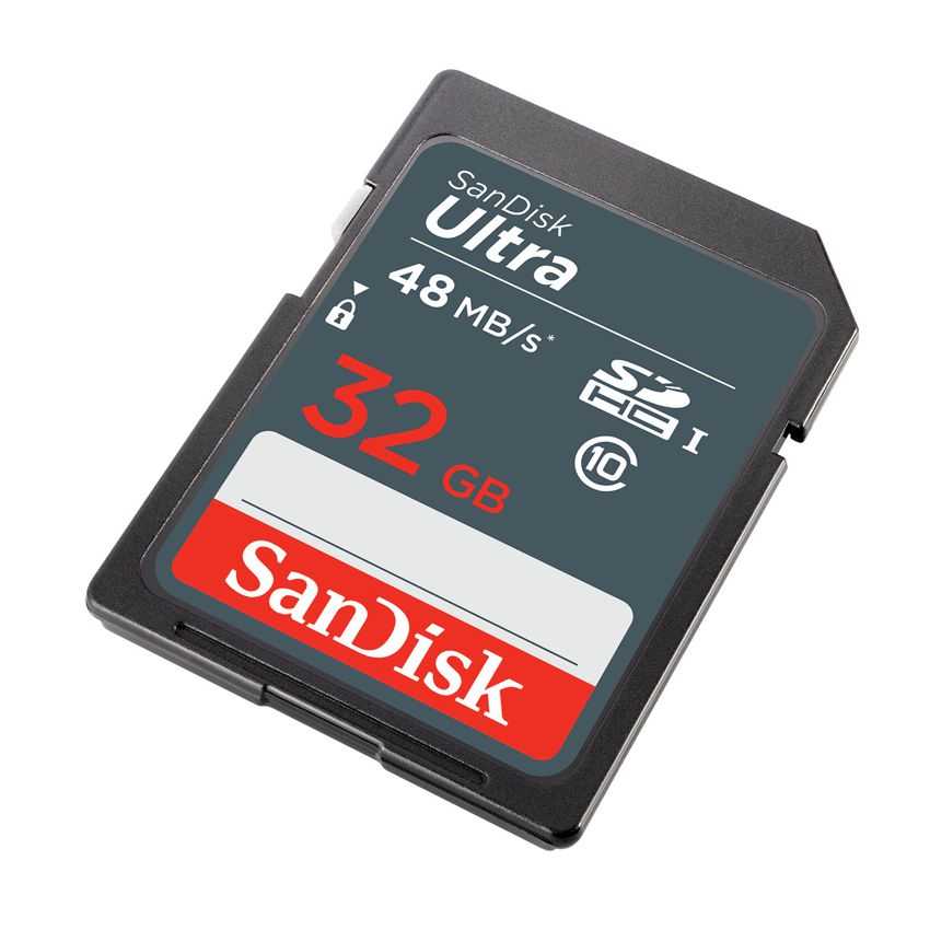 Tarjeta de Memoria SD Sandisk 32GB Clase 10 SDSDUNB-032G-GN3IN imagen 2