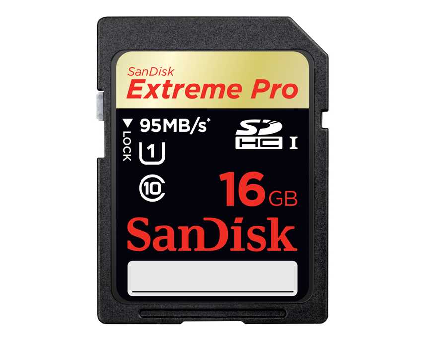 Tarjeta de Memoria SD Sandisk Extreme Pro 16 Gb Clase 10 SDSDXPA-016G-X46