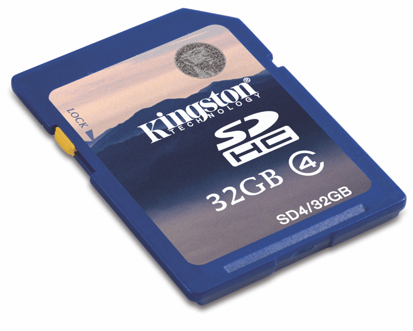 Tarjeta de Memoria SDHC Kingston 32 Gb.