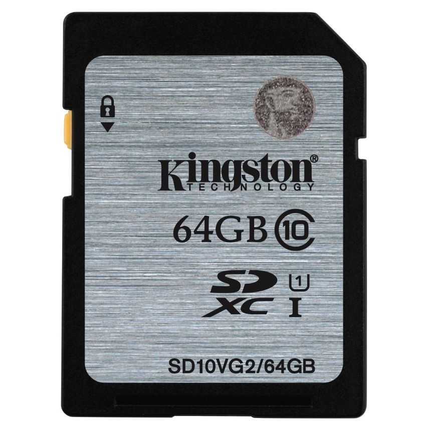 Tarjeta de Memoria SDXC Kingston 64GB Clase 10 UHS-I SD10VG2/64GB imagen 2