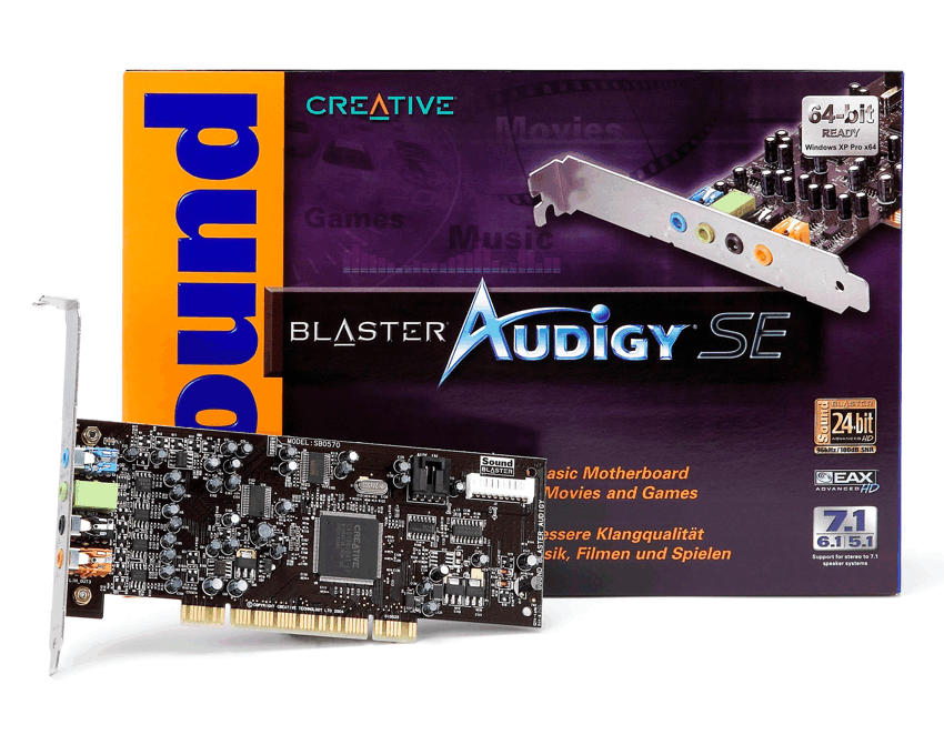 Tarjeta de Sonido Creative Labs  Sound Blaster Audigy SE imagen 2