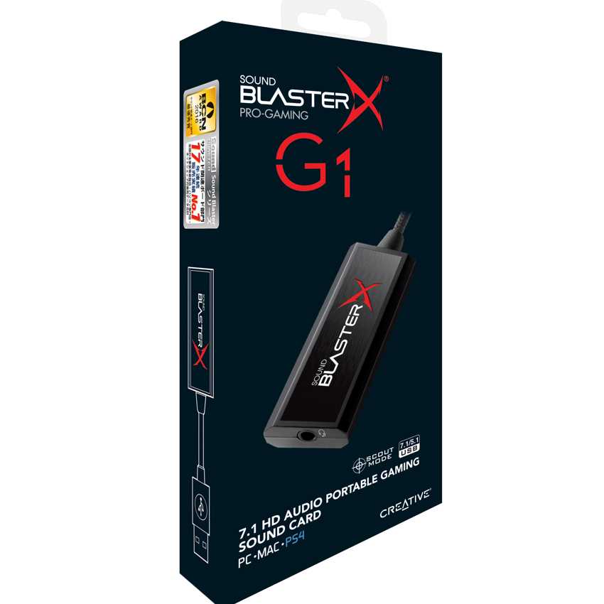 Tarjeta de Sonido Creative Labs Externa Blaster X G1 imagen 4