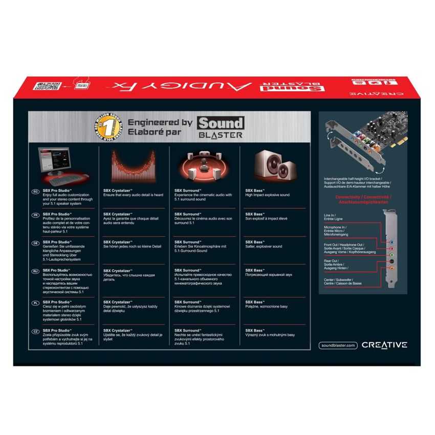 Tarjeta de Sonido Creative Labs Sound Blaster Audigy FX imagen 5