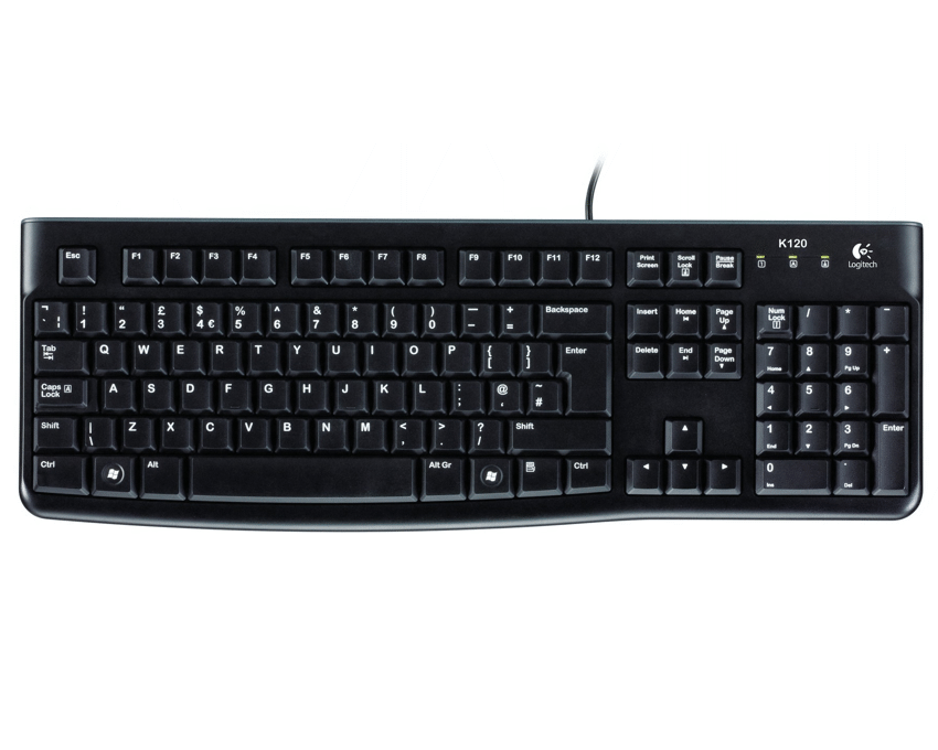 Teclado Logitech OEM K120 Ingles for Bussines