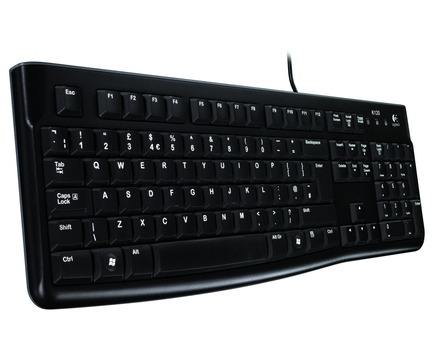 Teclado Logitech OEM K120 Ingles for Bussines imagen 2
