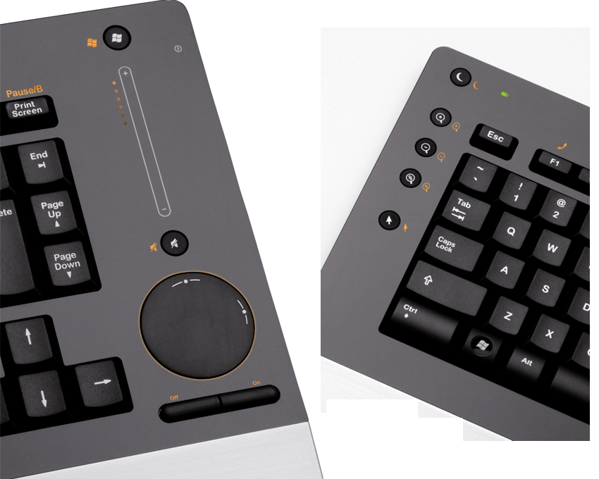 Teclado Logitech diNovo Edge Bluetooth imagen 4