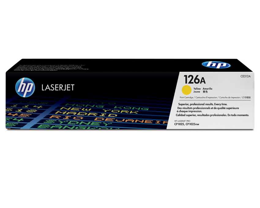 Toner HP 126A Amarillo