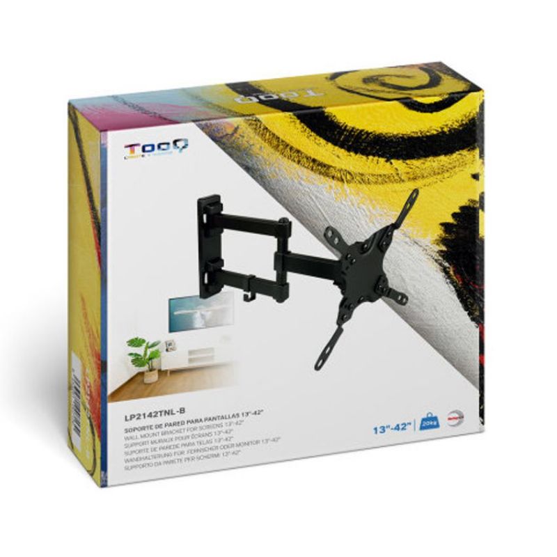 Tooq LP2142TNL-B Vesa 200x200 13"-42" Max 20 Kg imagen 5