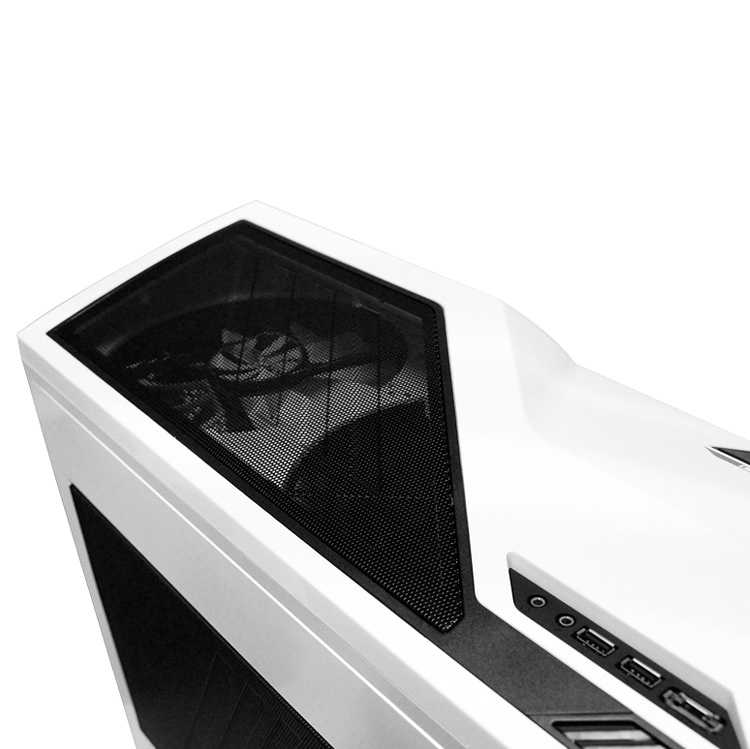 Torre ATX NZXT Phantom Blanca LED azul imagen 3