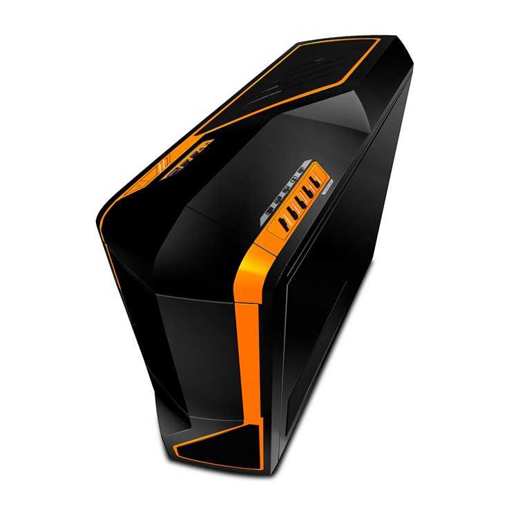 Torre ATX NZXT Phantom Ed. Especial Negra-Naranja imagen 2