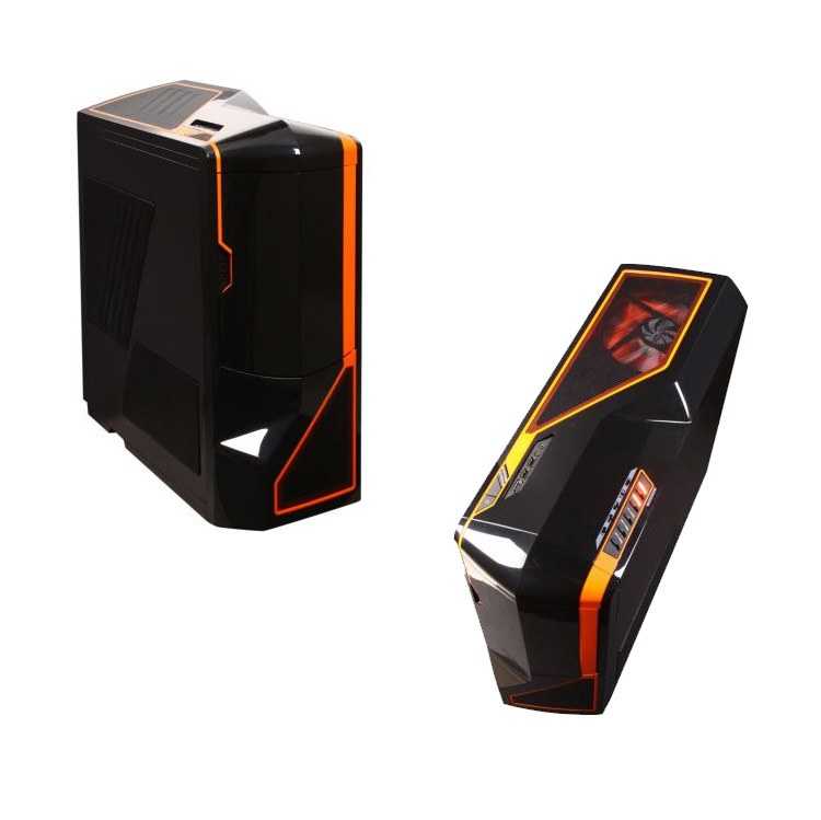 Torre ATX NZXT Phantom Ed. Especial Negra-Naranja imagen 5