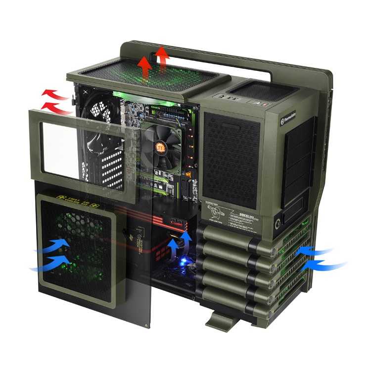 Torre ATX THERMALTAKE Level 10 GT Battle Edition imagen 5