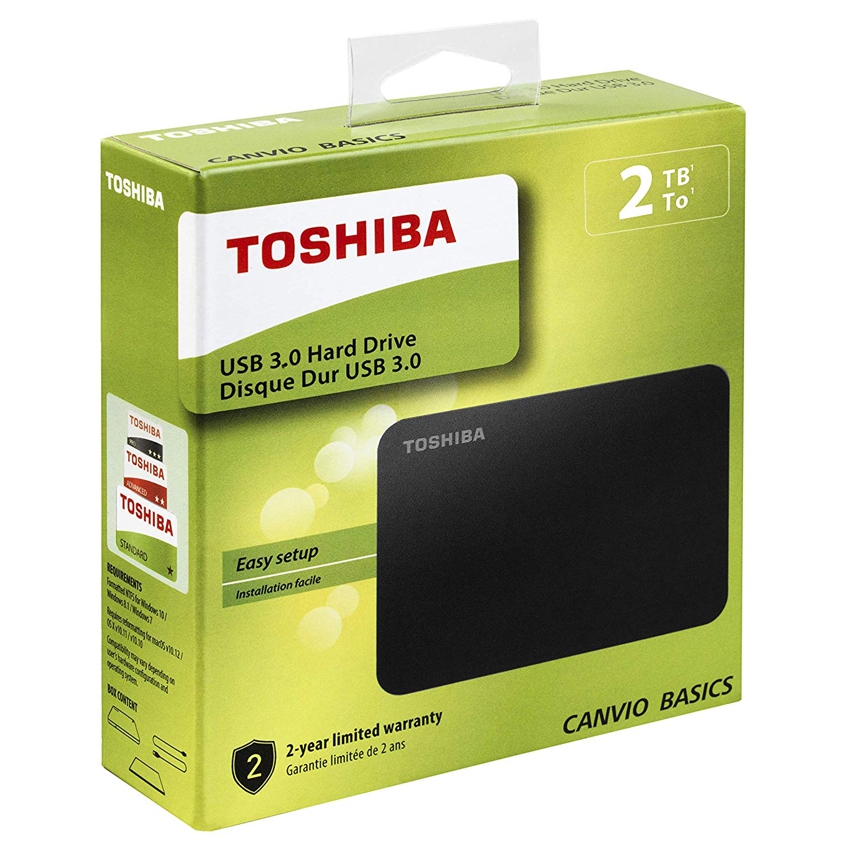 Toshiba Canvio Basics 2 TB 2.5" USB 3.0