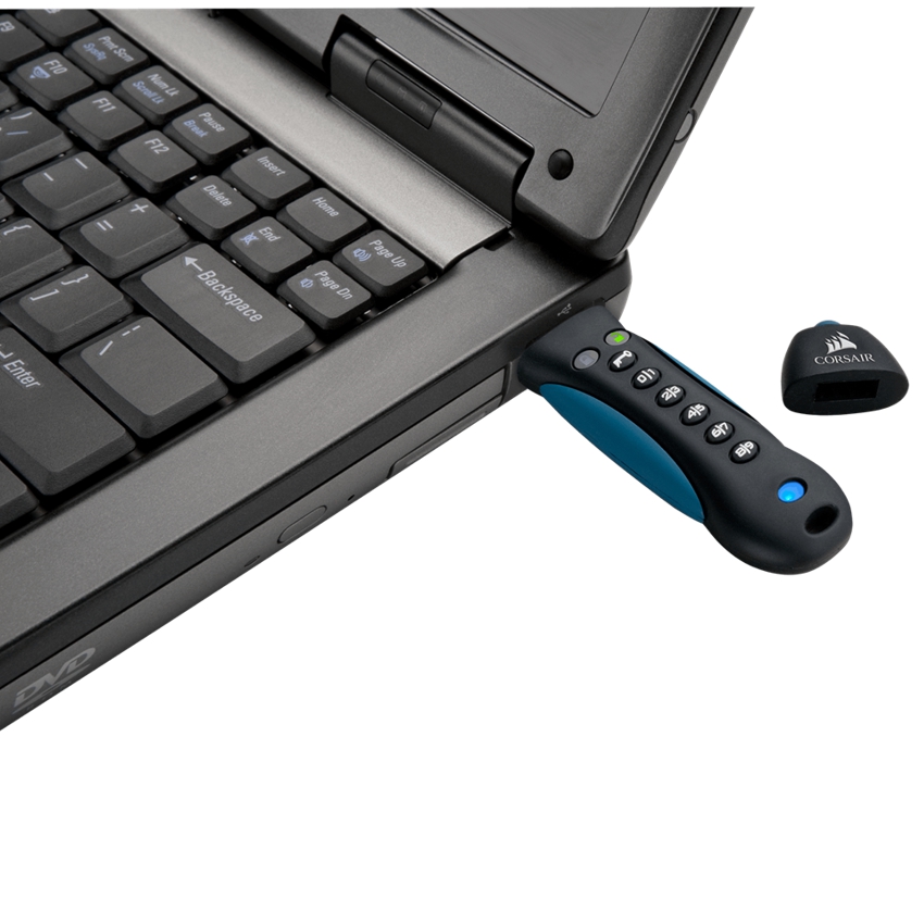 USB CORSAIR FLASH PADLOCK 3 64GB SECURE USB 3.0 FLASH DRIVE WITH KEYPAD imagen 3