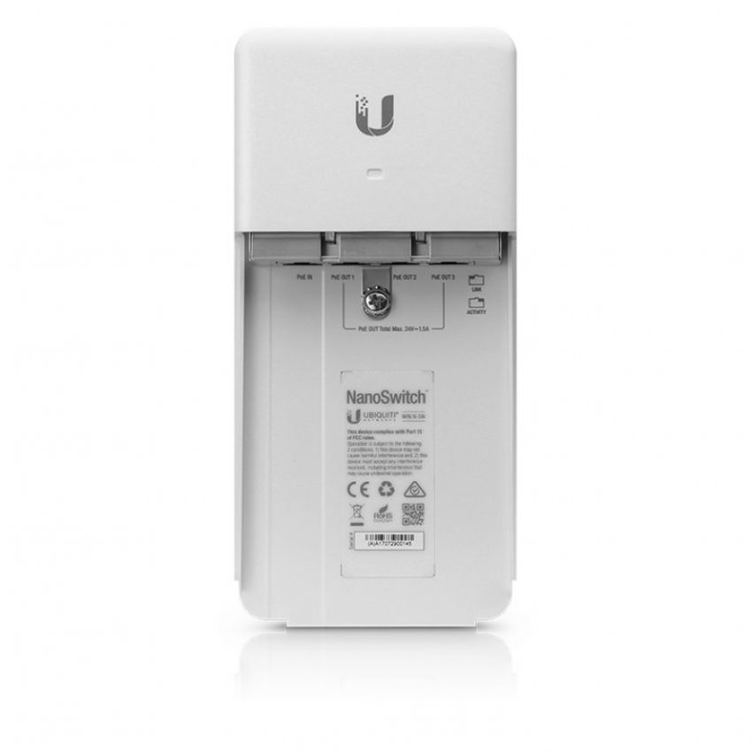 Ubiquiti N-SW Switch Nano Exterior 4 Puertos 10/100/1000 AirMax imagen 3