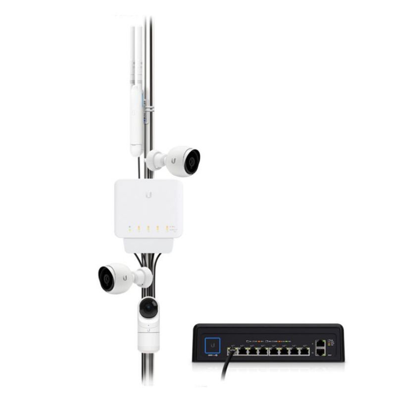 Ubiquiti USW-Flex Switch 5 Puertos GigaLan Poe Exterior e Interior imagen 2
