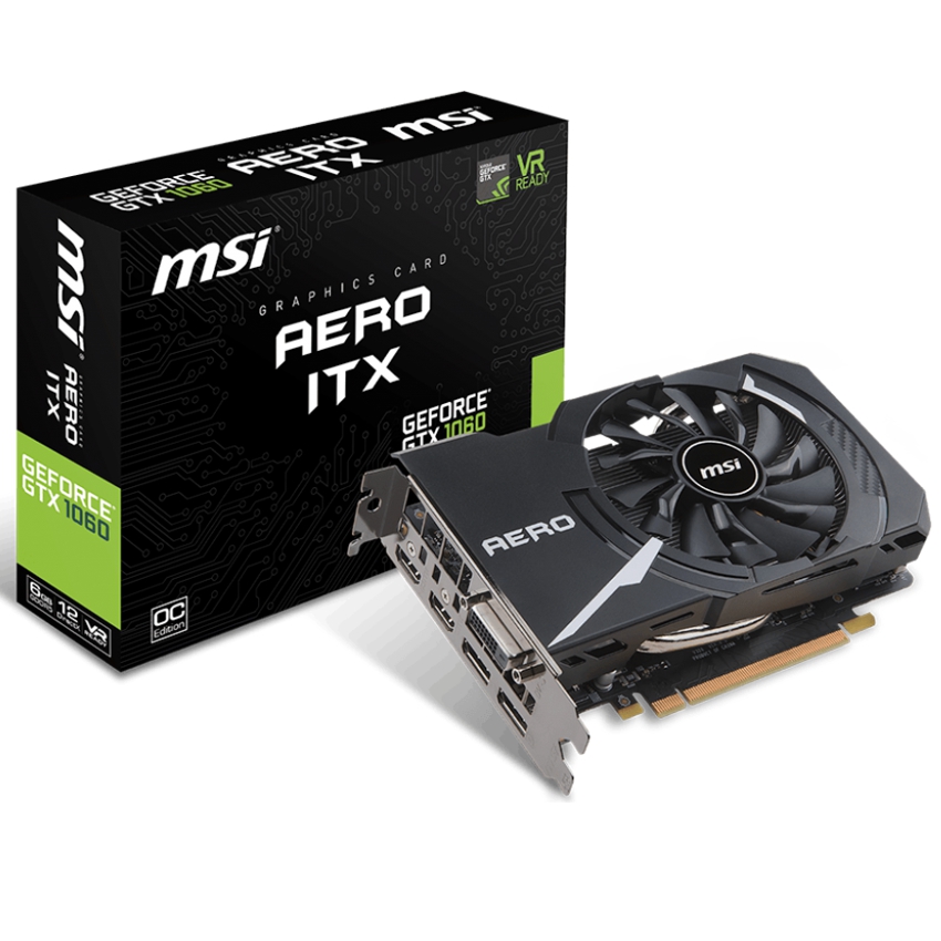 VGA MSI GTX 1060 AERO ITX 6G OC 6GB
