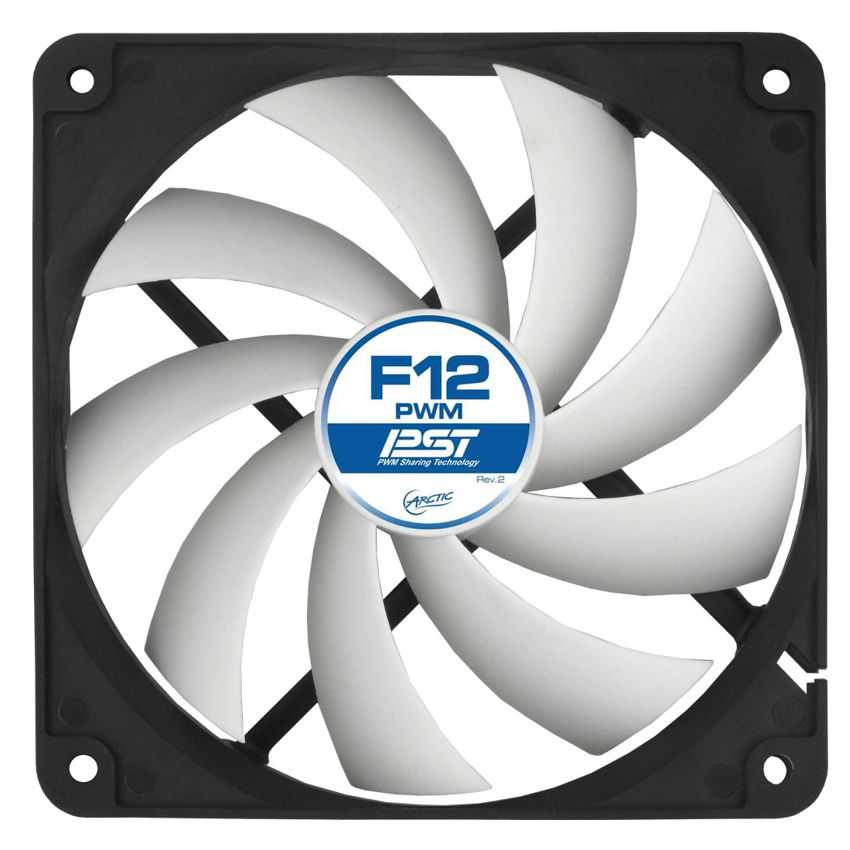 Ventilador Caja Arctic F12 PWM PST 120mm 0.3 Sone