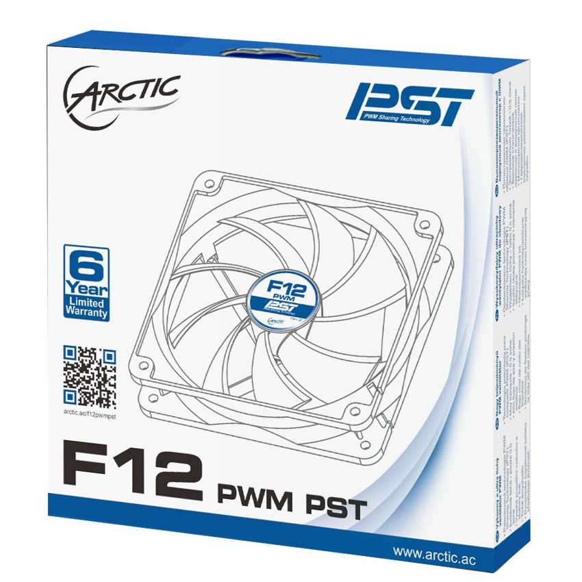 Ventilador Caja Arctic F12 PWM PST 120mm 0.3 Sone imagen 4