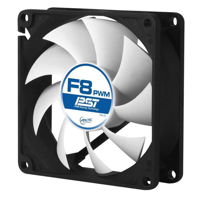 Ventilador Caja Arctic F8 PWM PST 80mm 0.3 Sone imagen 2