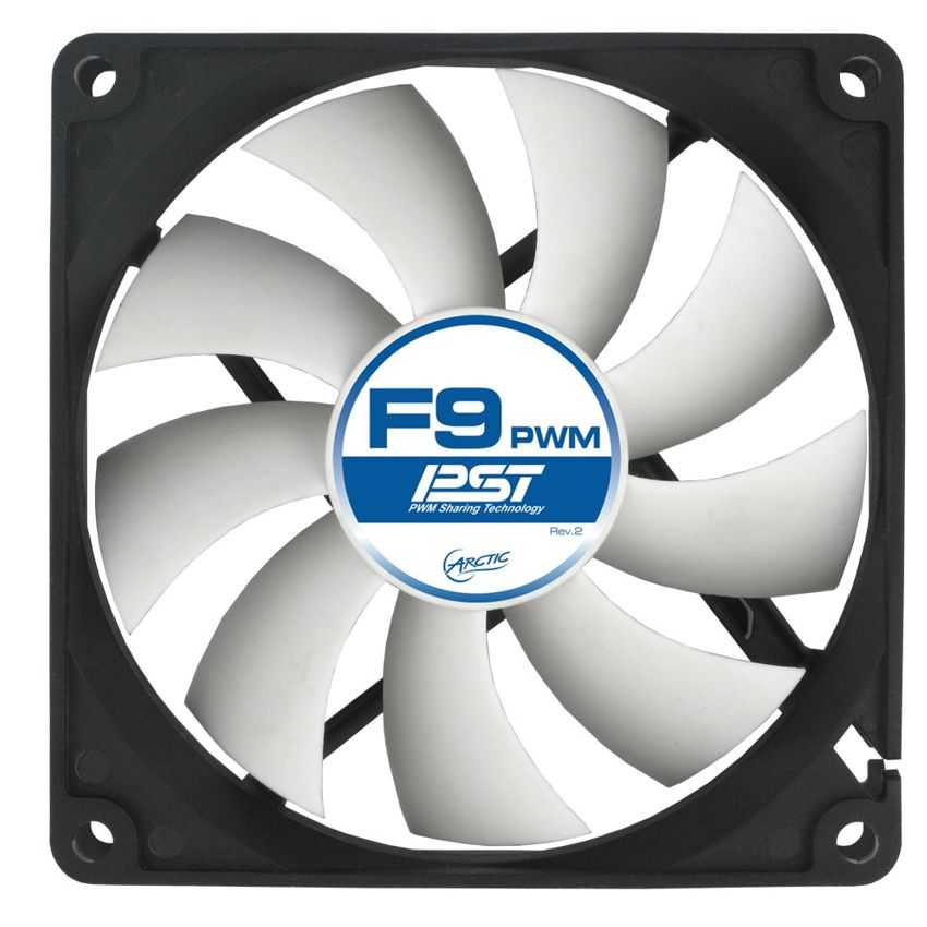 Ventilador Caja Arctic F9 PWM PST 90mm 0.4 Sone