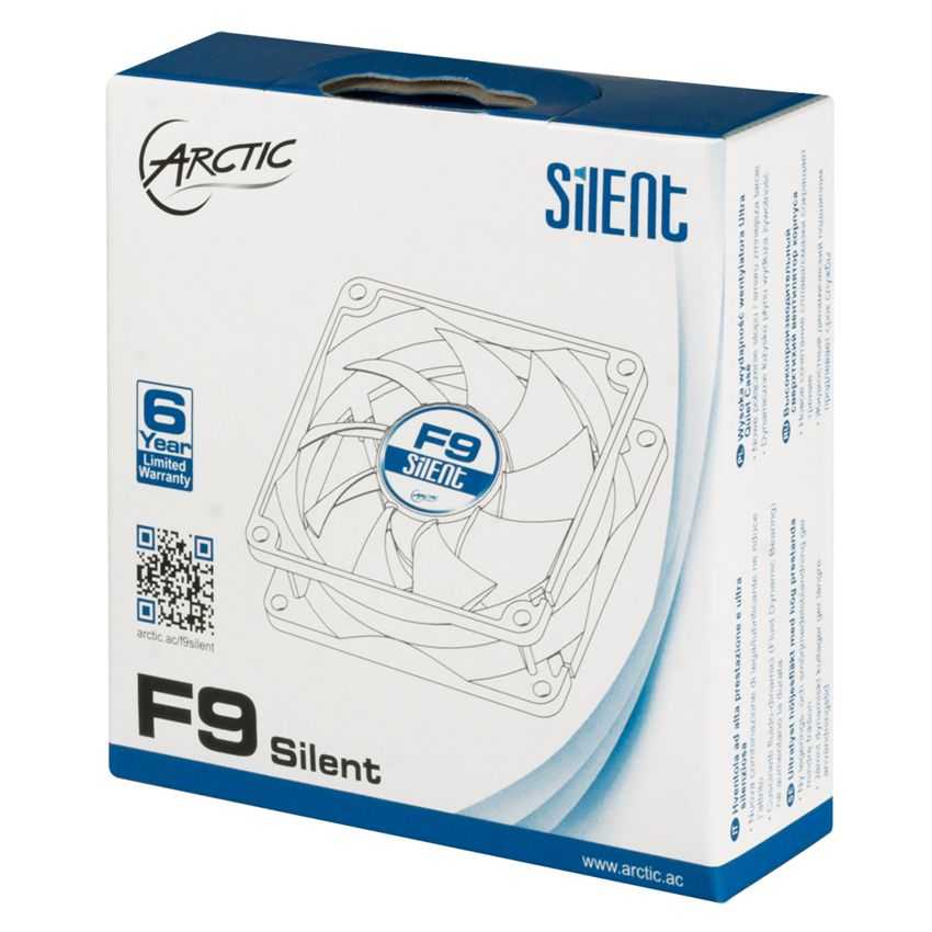 Ventilador Caja Arctic F9 Silent imagen 3