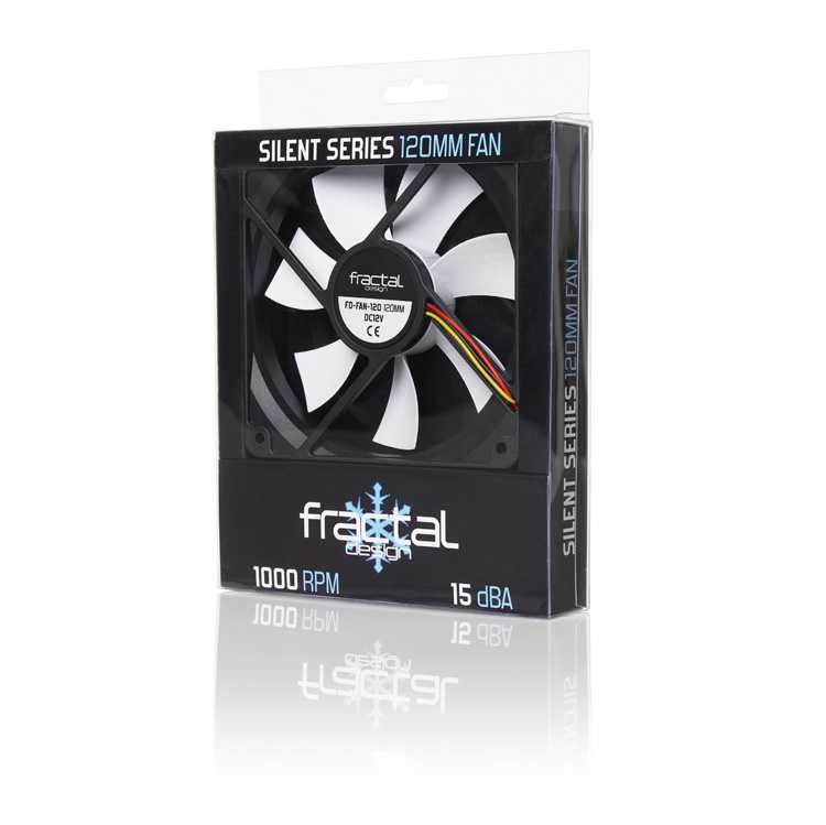 Ventilador Caja FRACTAL DESIGN Silent Series 120mm