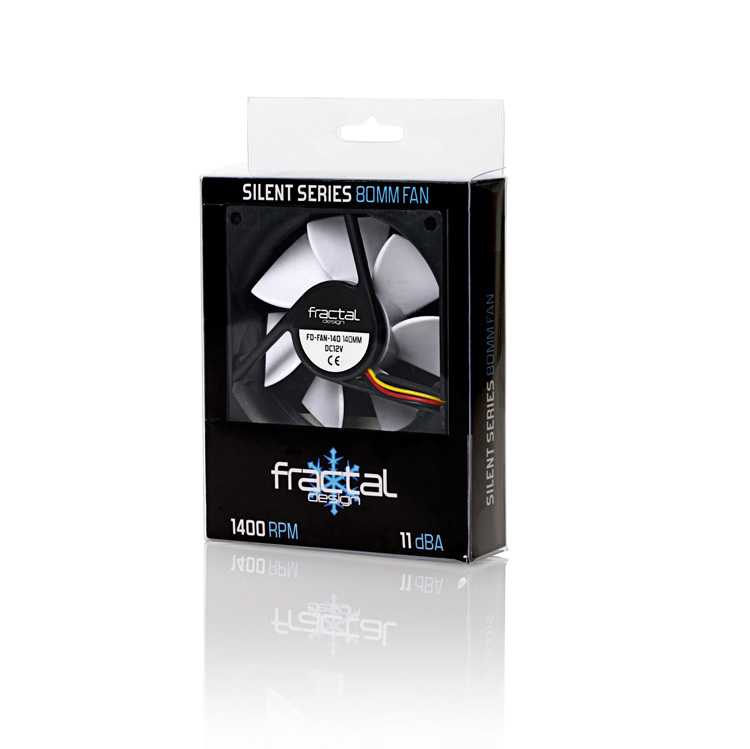 Ventilador Caja FRACTAL DESIGN Silent Series 80mm