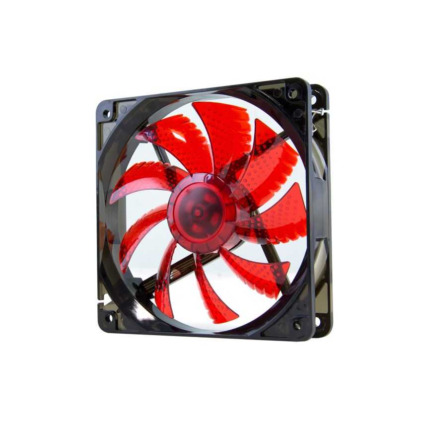 Ventilador Caja NOX COOL FAN 12cm 19dba Rojo imagen 3