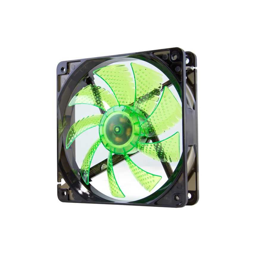 Ventilador Caja NOX COOL FAN 12cm 19dba Verde imagen 3