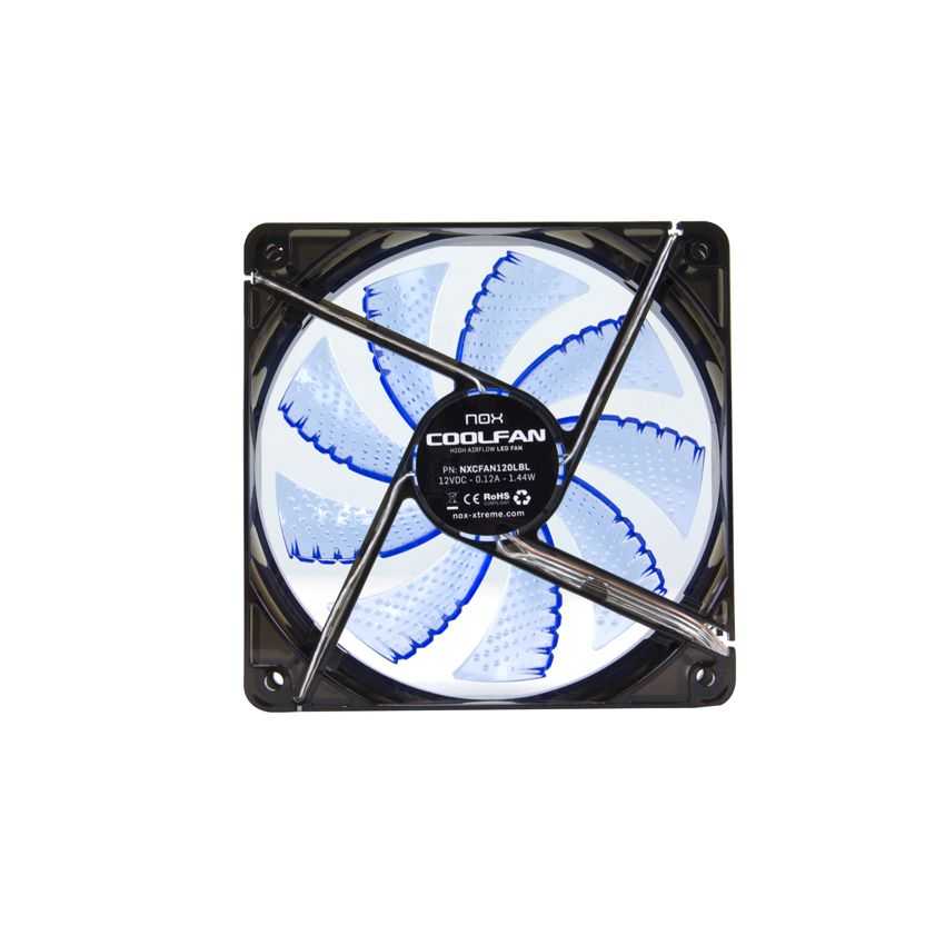 Ventilador Caja NOX COOL FAN 12cm 19dba Verde imagen 4