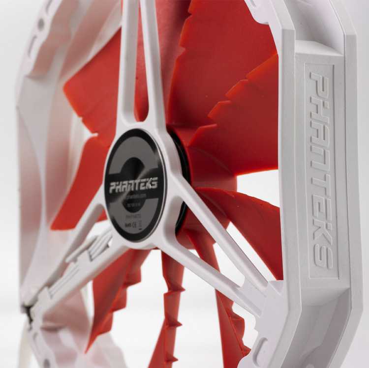 Ventilador Caja PHANTEKS TS 140mm Rojo 19dBA imagen 3