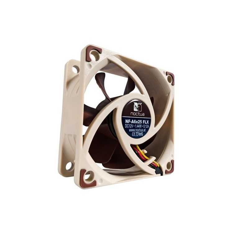 Ventilador caja NOCTUA NF-A6x25 FLX 6 cm 8.2dB imagen 2