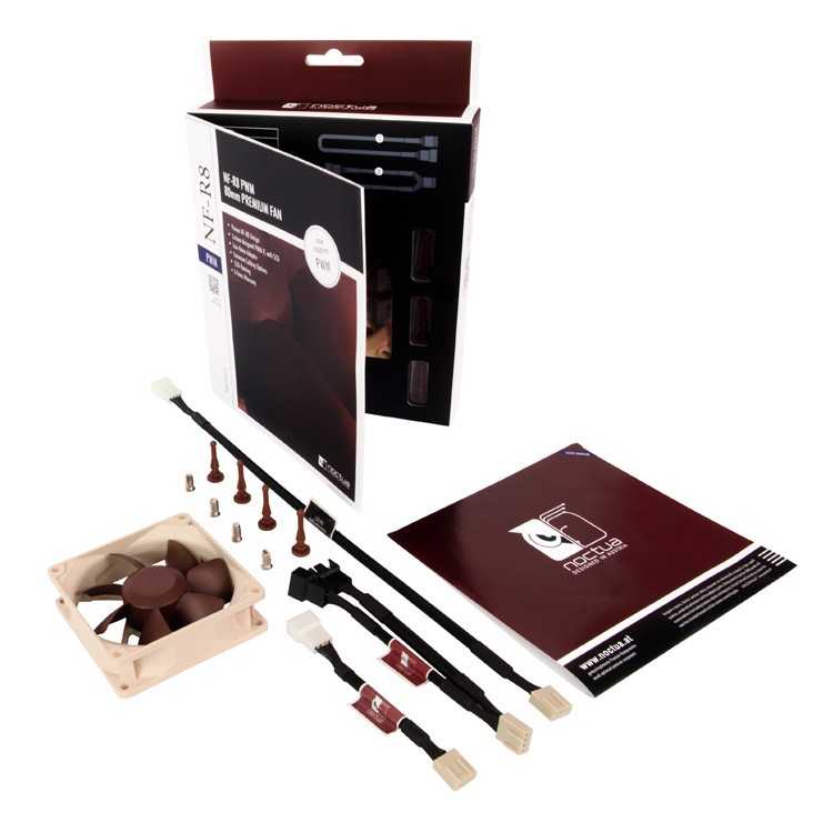Ventilador caja NOCTUA NF-R8 PWM 300/1300/1800RPM imagen 2