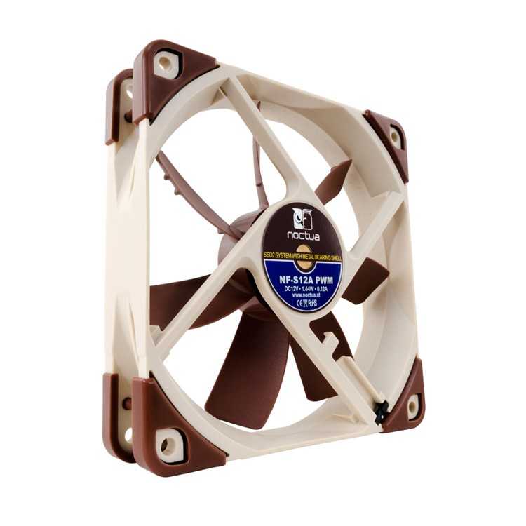 Ventilador caja NOCTUA NF-S12A-PWM 1200/900RPM