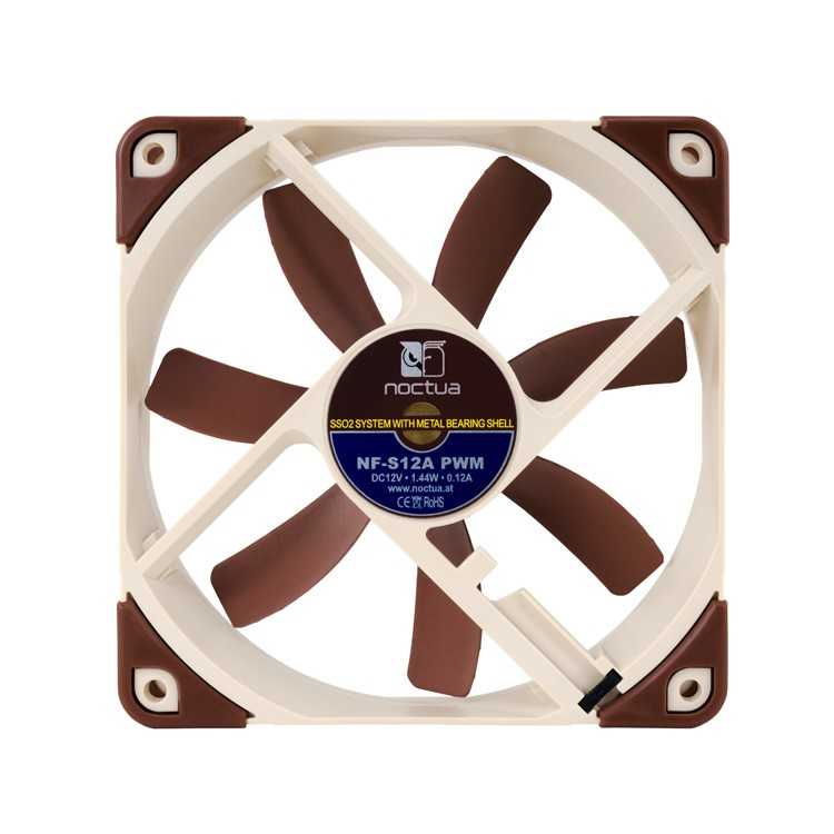 Ventilador caja NOCTUA NF-S12A-PWM 1200/900RPM imagen 3