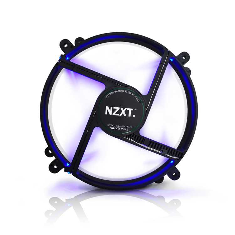 Ventilador caja NZXT FS Series 200mm LED Azul