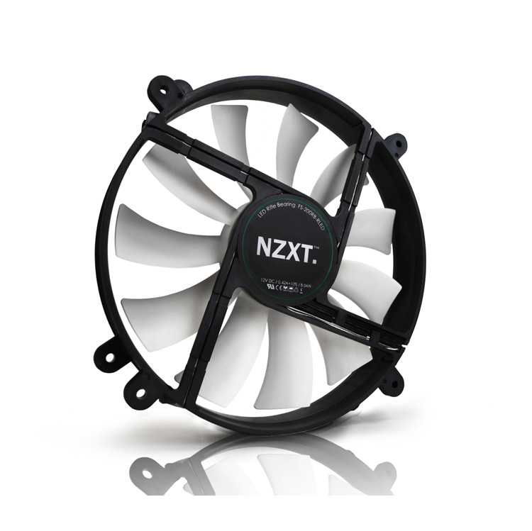 Ventilador caja NZXT FS Series 200mm LED Azul imagen 3
