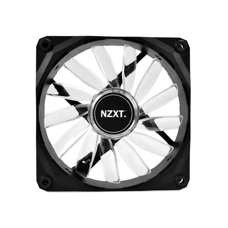 Ventilador caja NZXT FZ 120mm 59.1 CFM LED Naranja imagen 2