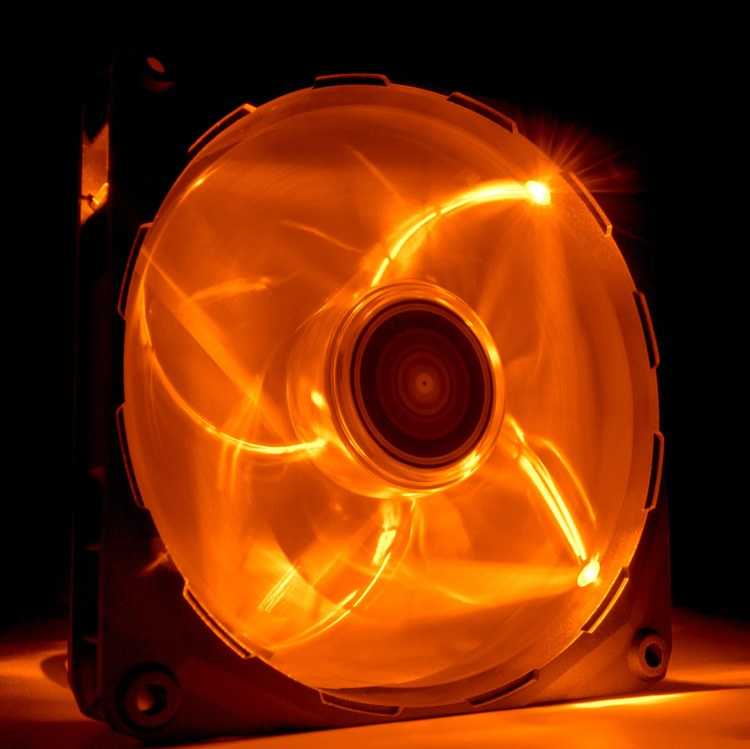 Ventilador caja NZXT FZ 120mm 59.1 CFM LED Naranja imagen 3