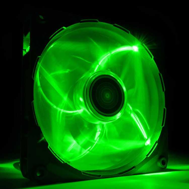 Ventilador caja NZXT FZ 120mm 59.1 CFM LED Verde imagen 3