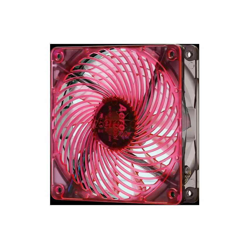 Ventilador de Caja AEROCOOL Air Force Rojo 12x12 Rodamientos Dinamicos imagen 4
