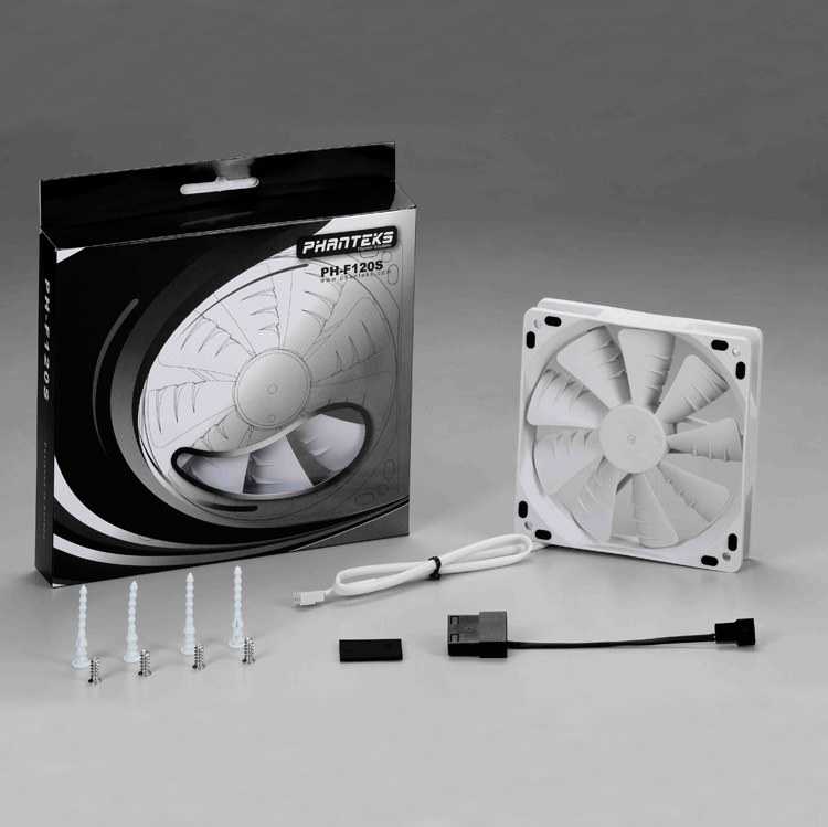 Ventilador de Caja PHANTEKS FS 12cm Blanco 23dBA imagen 4